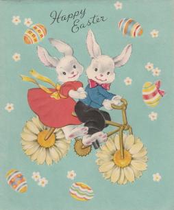 Happy Easter Bike Bunny Card