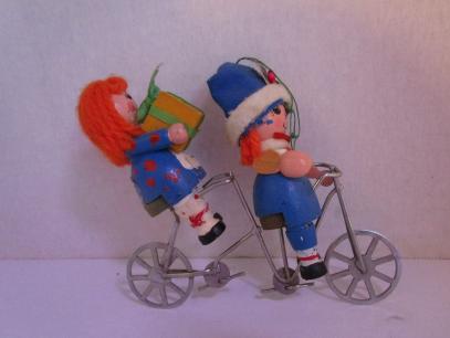raggety ann and andy on tandem  bicycle built for two